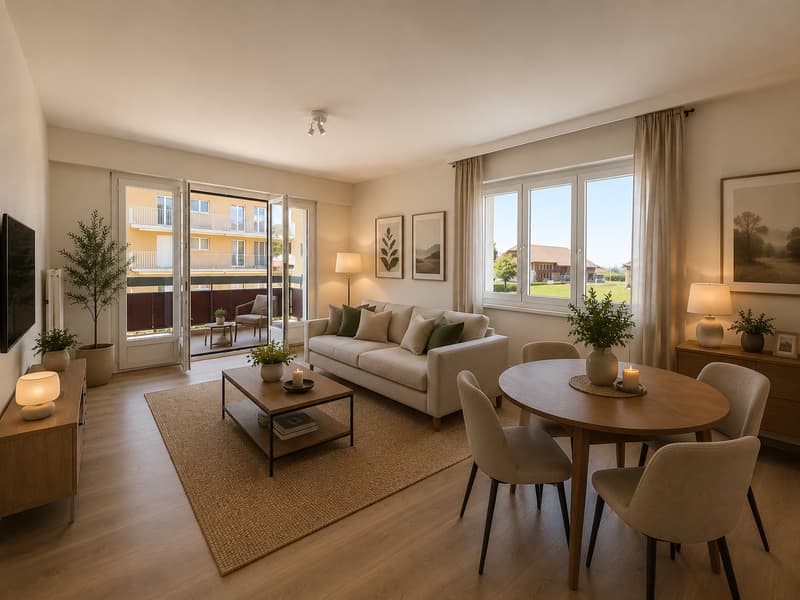 Charming 3.5-room apartment of 83m2 in Vuisternens-en-Ogoz (1)