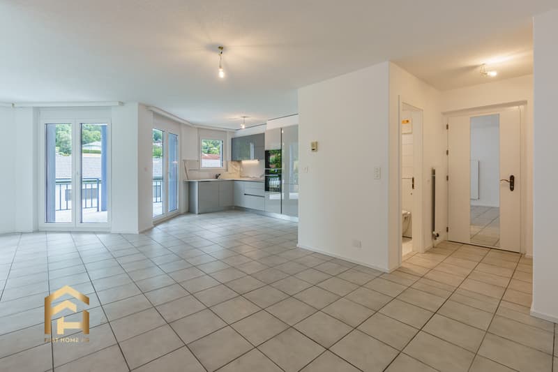 Appartement calme de 4,5 pièces à Agarn avec place de jardin (3)