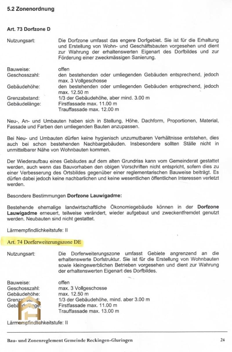 Nutzungsplan