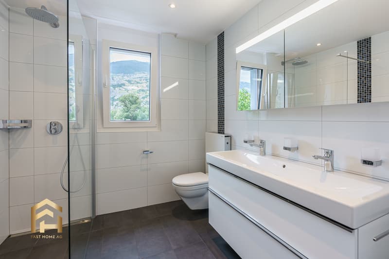 Appartement idyllique 4.5 pièces avec jardin à Agarn (9)