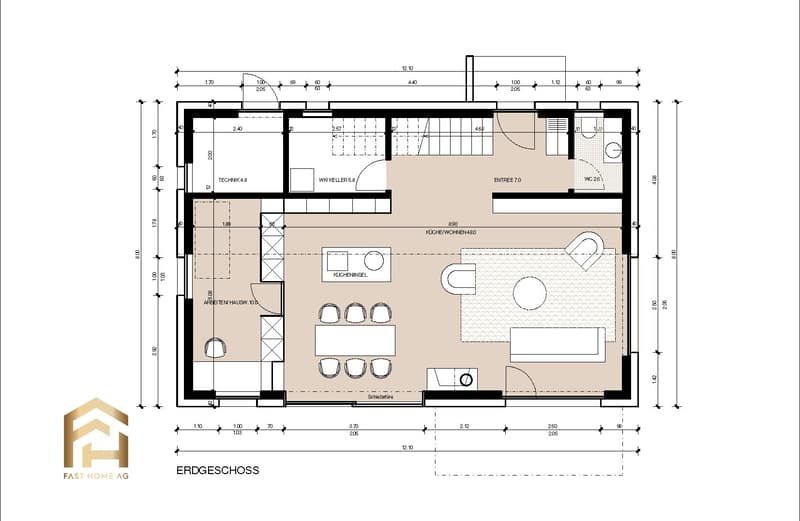 Grundriss Erdgeschoss