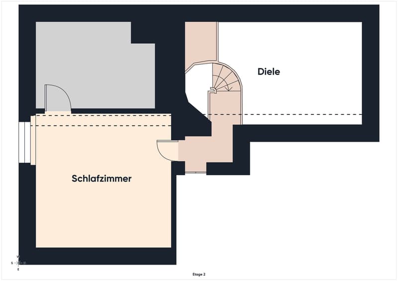 Grundriss - 3.5 ZWG Duplex - 1. OG