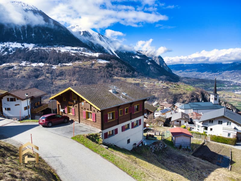 Wohnen mit Aussicht Sonnige 4.5 ZWG Wohnung im idyllischen Ergisch (11)