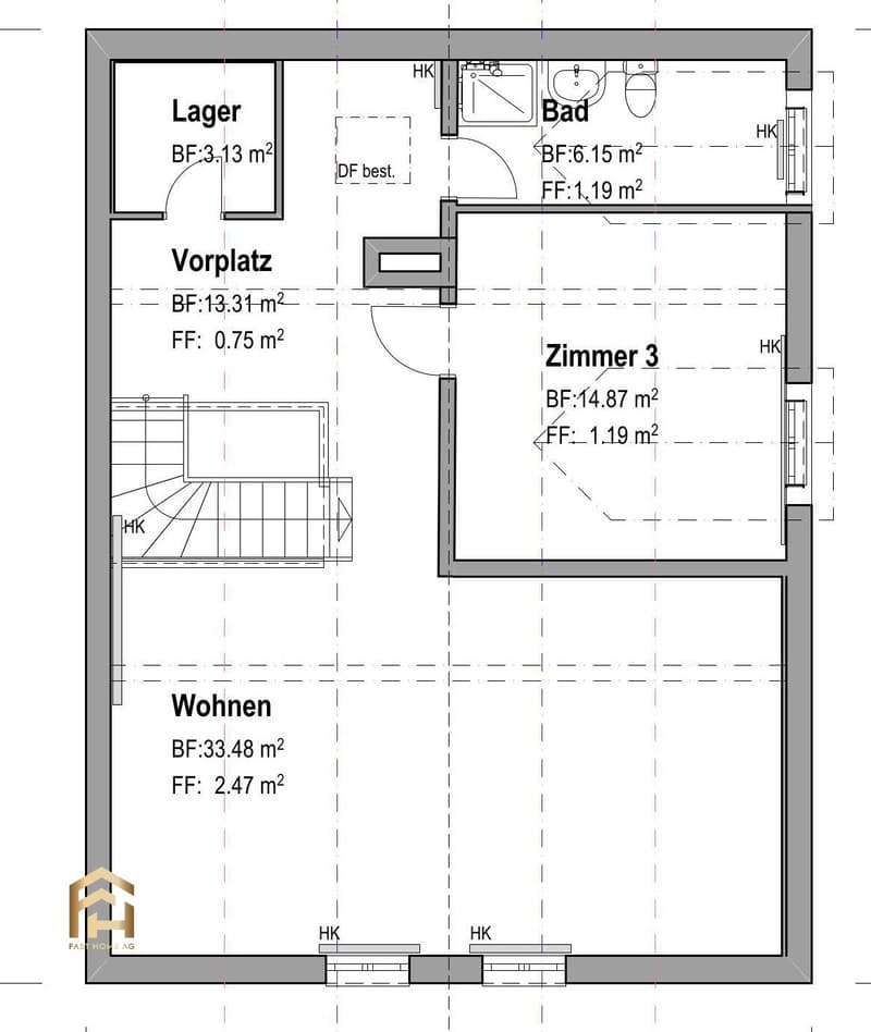 Grundriss oben