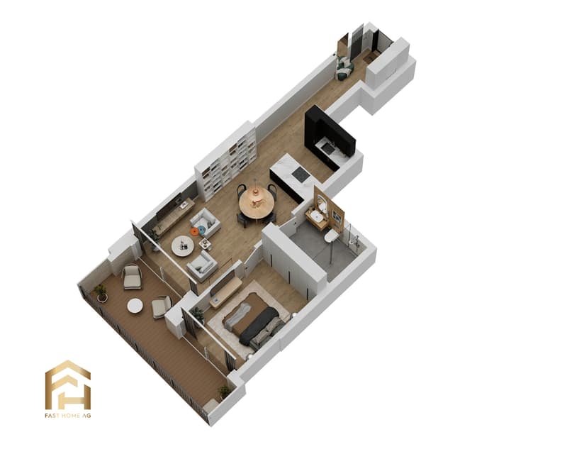 Erstbezug MFH Imbach 2.5 Zimmerwohnung (3)