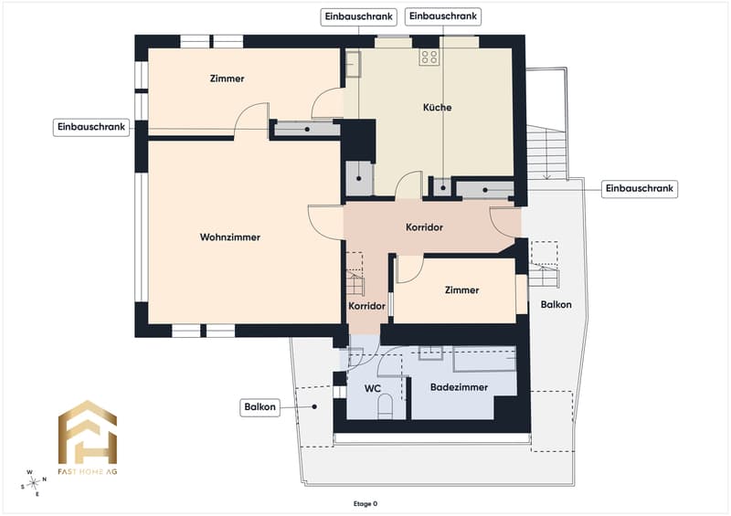 Grundriss Wohnung