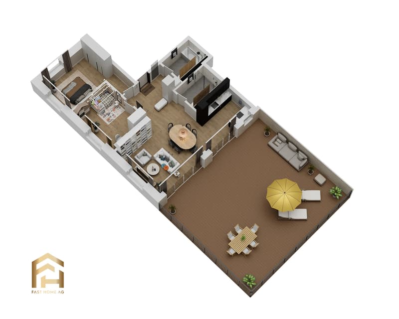 Erstbezug Attika Nord 3.5 Zimmerwohnung (5)