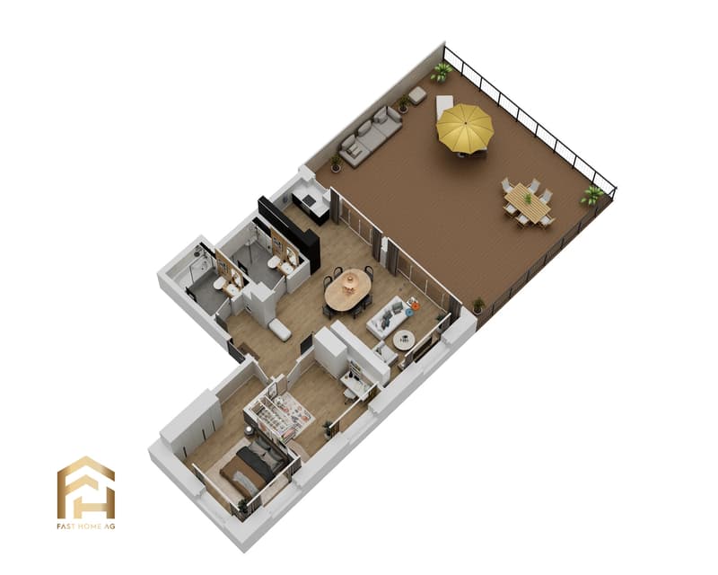 Erstbezug Attika Nord 3.5 Zimmerwohnung (8)