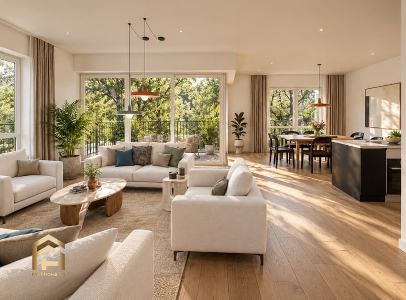Neubau 4.5 Zimmerwohnung im Erdgeschoss mit Gartensitzplatz (1)