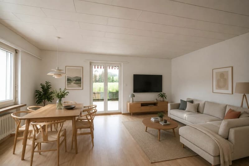 2-Familienhaus an naturnaher Lage mit herrlicher Sicht ins Grüne (3)