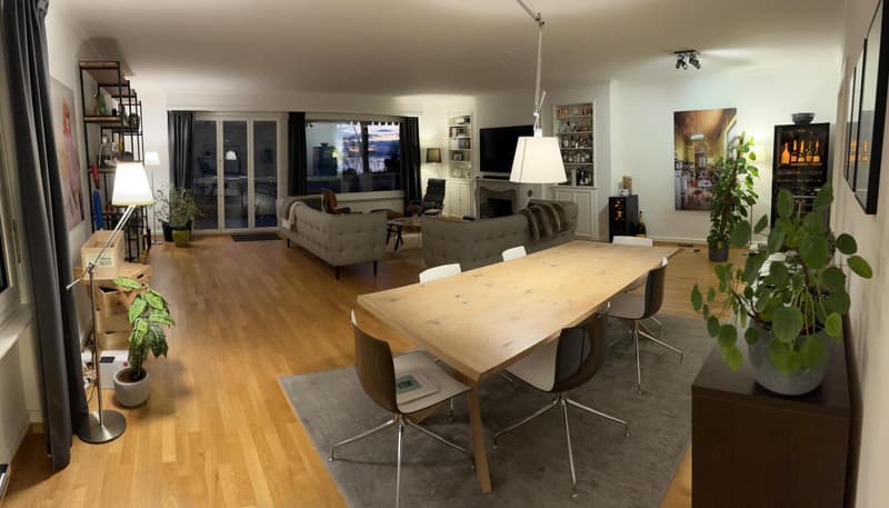 For rent, bright 5.5-room duplex apartment in Pully (10)