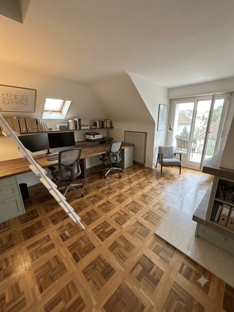 For rent, bright 5.5-room duplex apartment in Pully (11)