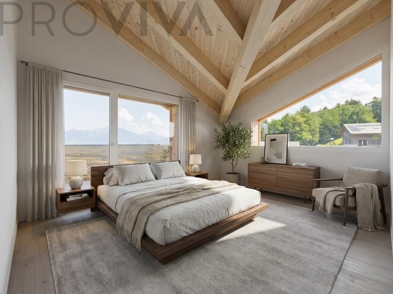 Casa A Choëx - Chalet di Nuova Costruzione con Terrazza & Flessibilità (4)