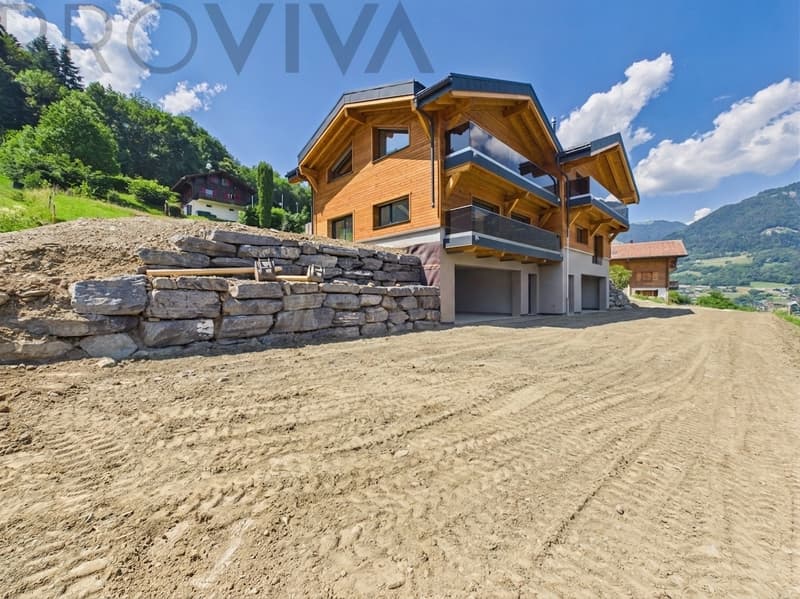 Casa B Choëx - Chalet di Nuova Costruzione con Terrazza & Flessibilità (1)