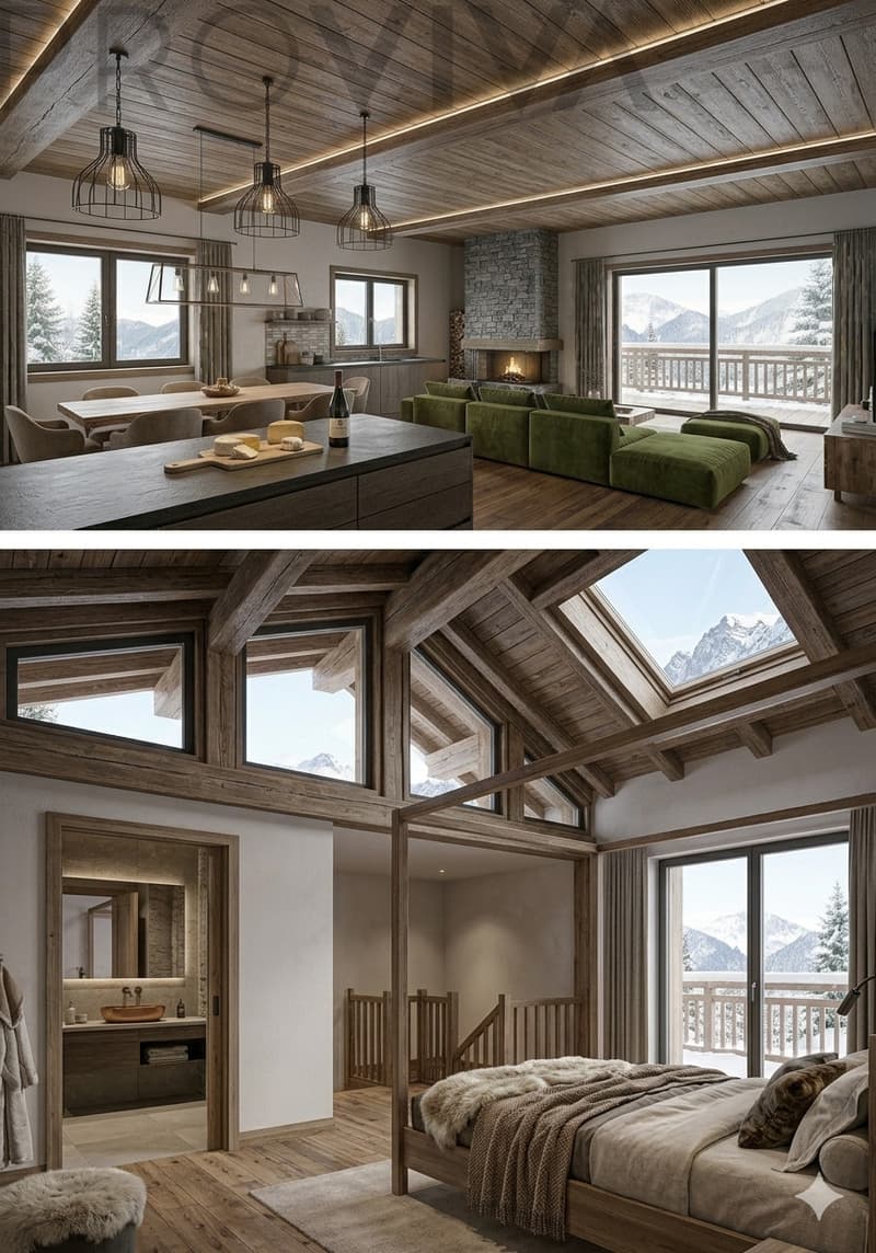 Casa B Choëx - Chalet di nuova costruzione con terrazza e flessibilità (3)
