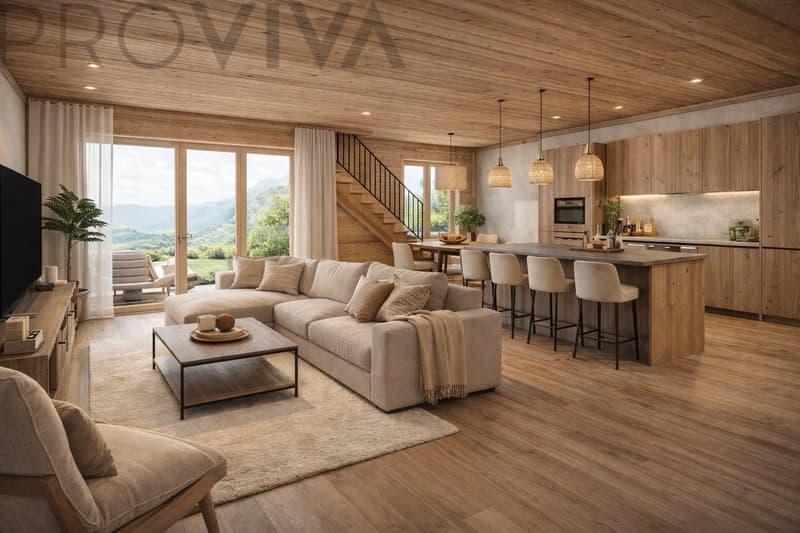 Casa B Choëx - Chalet di nuova costruzione con terrazza e flessibilità (2)