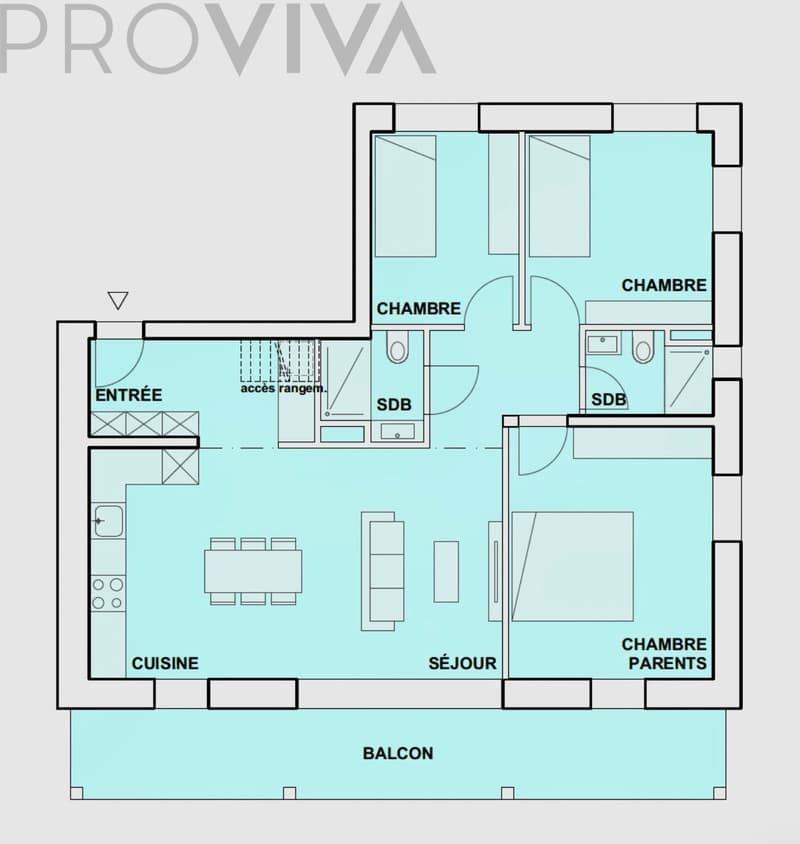 Modern family happiness with south balcony and mezzanine storage space (10)