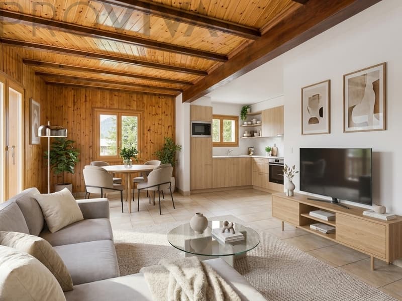 Alpine residential happiness - Chalet with wellness oasis and mountain view (7)