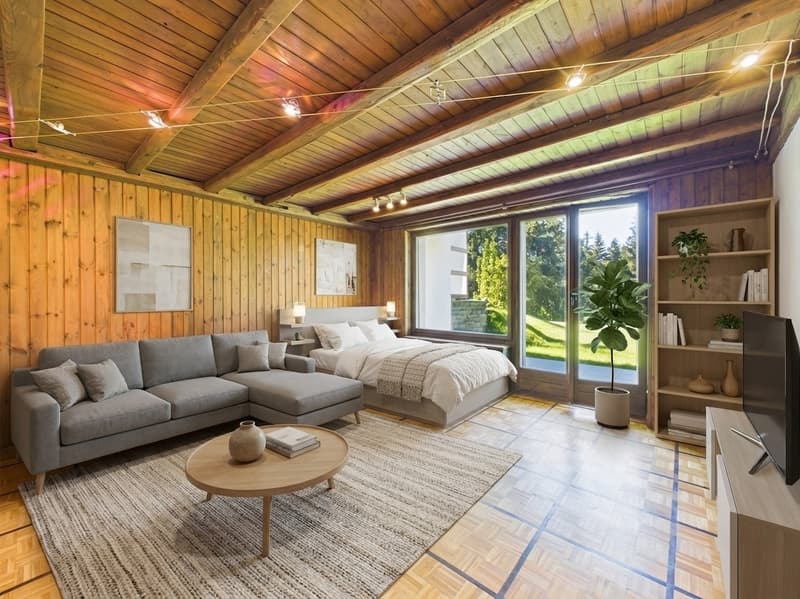 Studio, ruhige Terrasse - Crans-Montana (5)