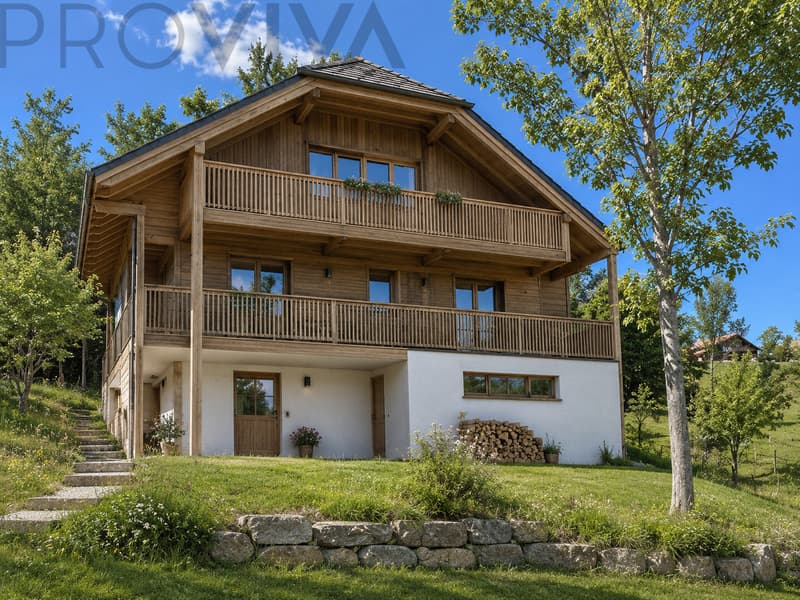 Modernes Einfamilienhaus im Grünen - Neubauprojekt in Rüschegg (1)