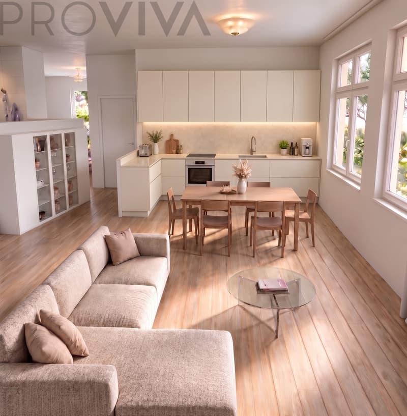 Wohnraum - Küche / Pièce à vivre - Cuisine / Living Area - Kitchen / Zona giorno - Cucina