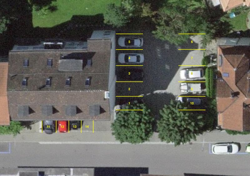 Parkplatz Nähe Kreuzbleiche St. Gallen (1)