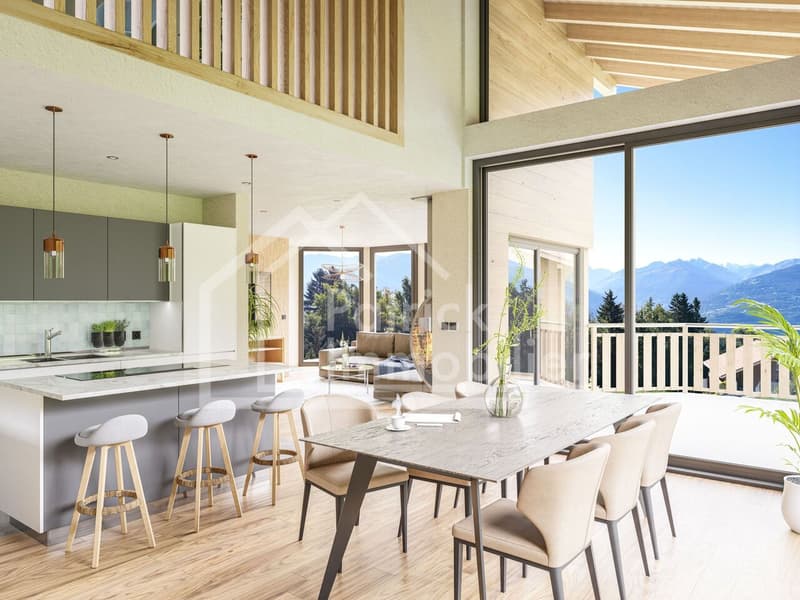 Chalet individuel avec vue panoramique - Mayens d'Arbaz (4)