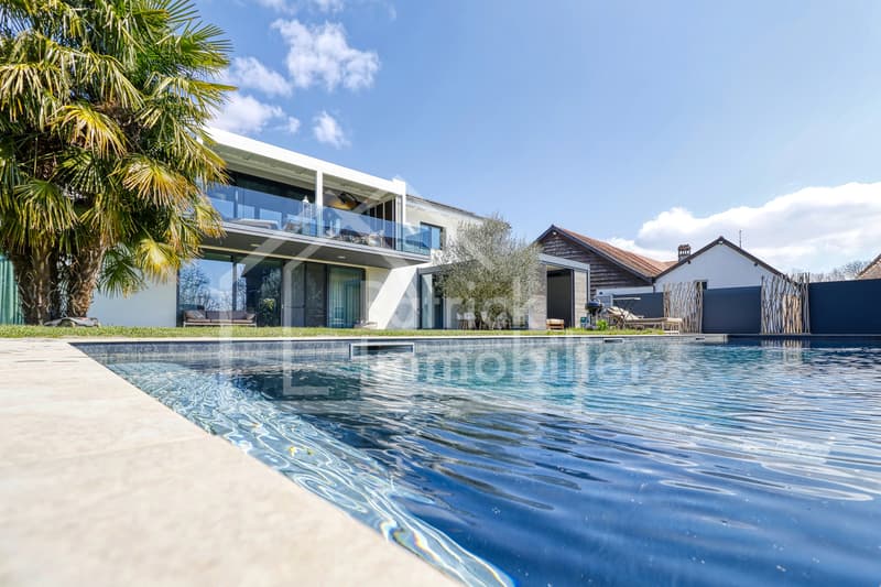 Villa contemporaine d'exception avec piscine et spa à deux pas du lac (1)