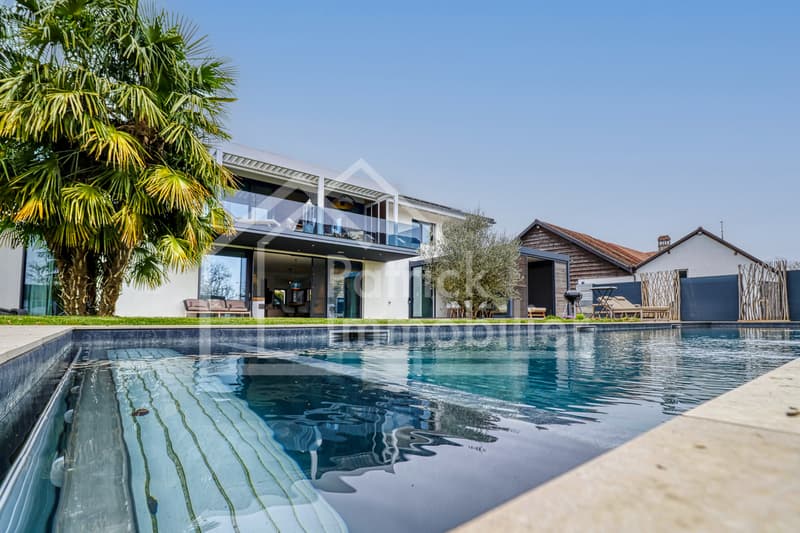 Villa contemporaine d'exception avec piscine et spa à deux pas du lac (1)
