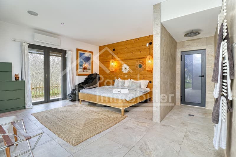 Villa contemporaine d'exception avec piscine et spa à deux pas du lac (9)