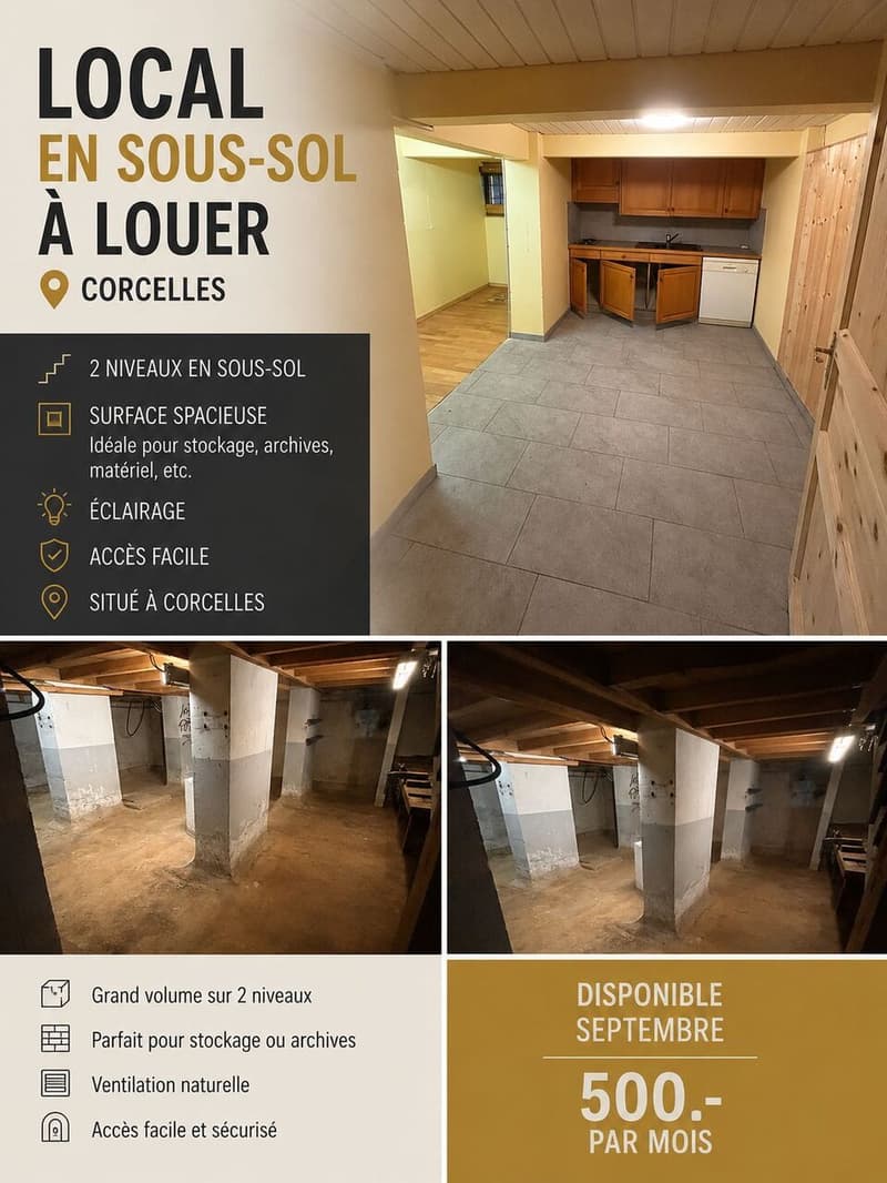 Vielseitiger Raum in Corcelles-près-Payerne (1)