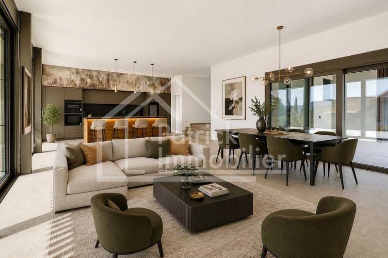 Villa contemporaine de luxe avec vue dégagée à Montavon (8)
