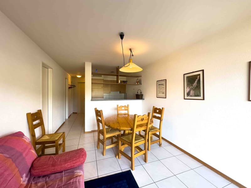Charmant appartement de 3 pièces à Vercorin à deux pas des télécabines (4)