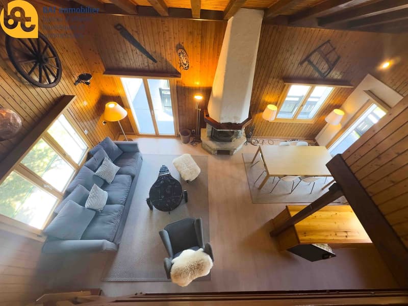 Duplex sur les hauteurs de Vercorin pour 7 personnes (4)