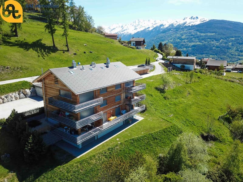 Zu vermieten für ein Jahr - Prachtvolles Duplex mit atemberaubendem Blick in Nax (13)