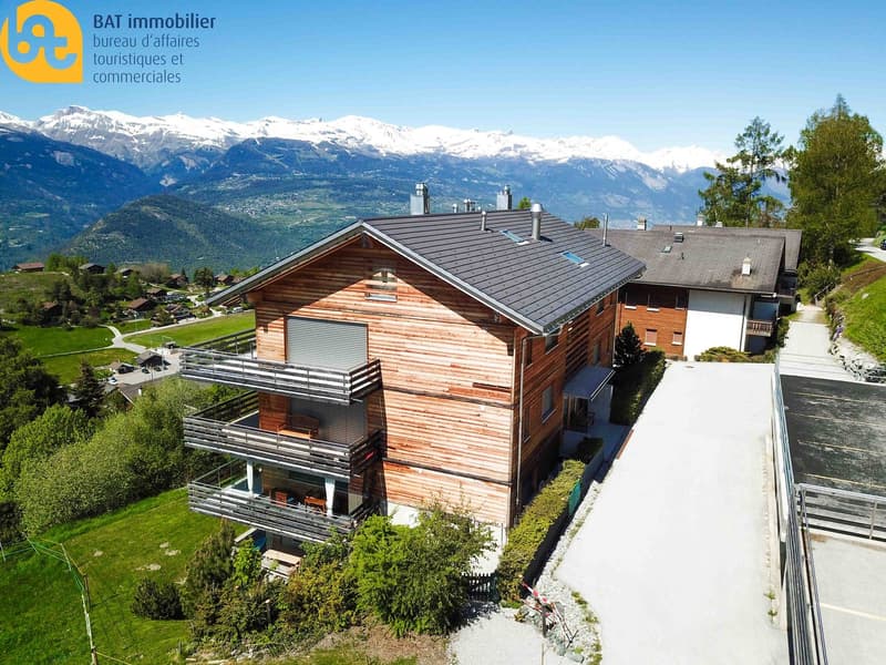 Zu vermieten für ein Jahr - Prachtvolles Duplex mit atemberaubendem Blick in Nax (14)