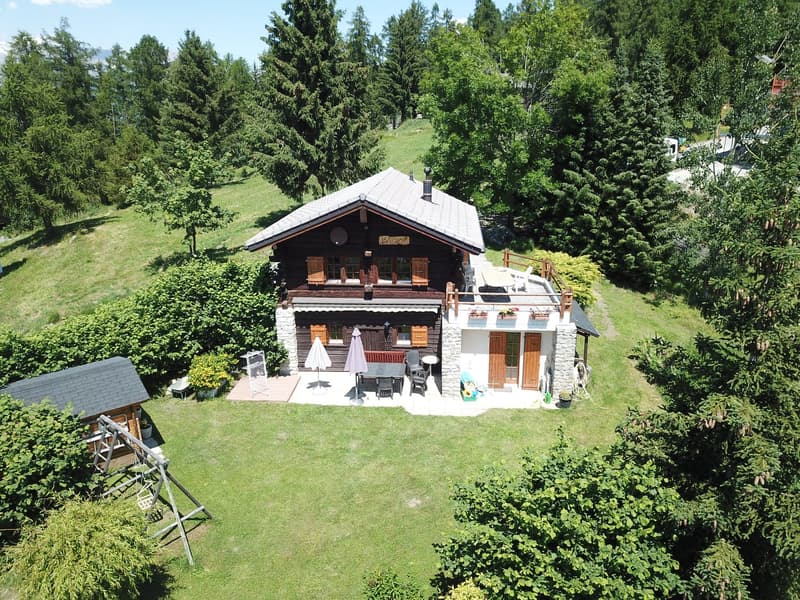 SAISON WINTER 2027 - Gemütliches 4-Zimmer-Chalet in Mont-Noble mit Panoramablick (1)