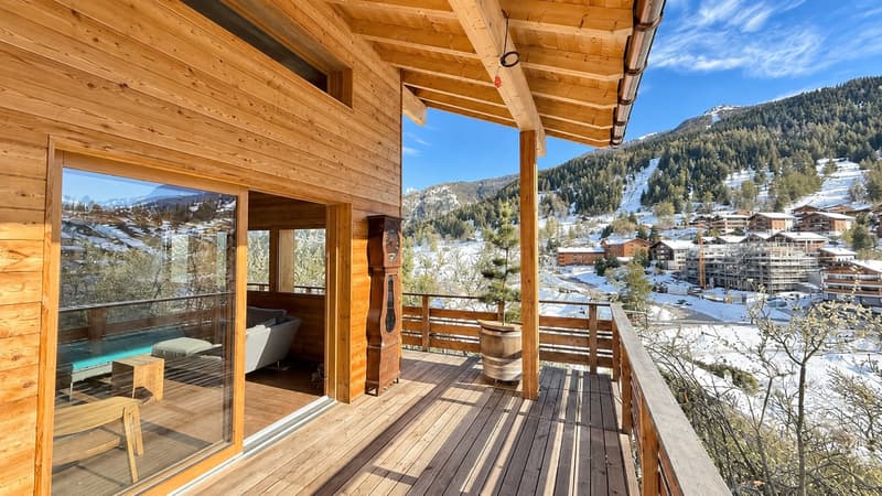 SAISON HIVER 2027 - Chalet 4 pièces avec balcon et belle vue sur le Crêt (7)