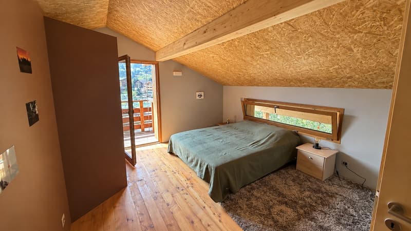 SAISON HIVER 2027 - Chalet 4 pièces avec balcon et belle vue sur le Crêt (5)