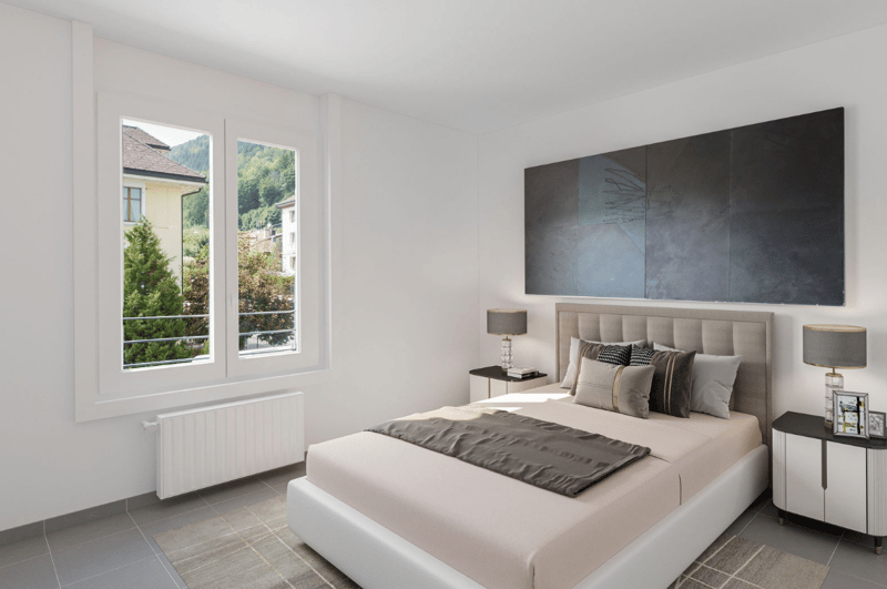 Spacious 4.5-room apartment with balcony and mountain view in Saint-Imier (2)