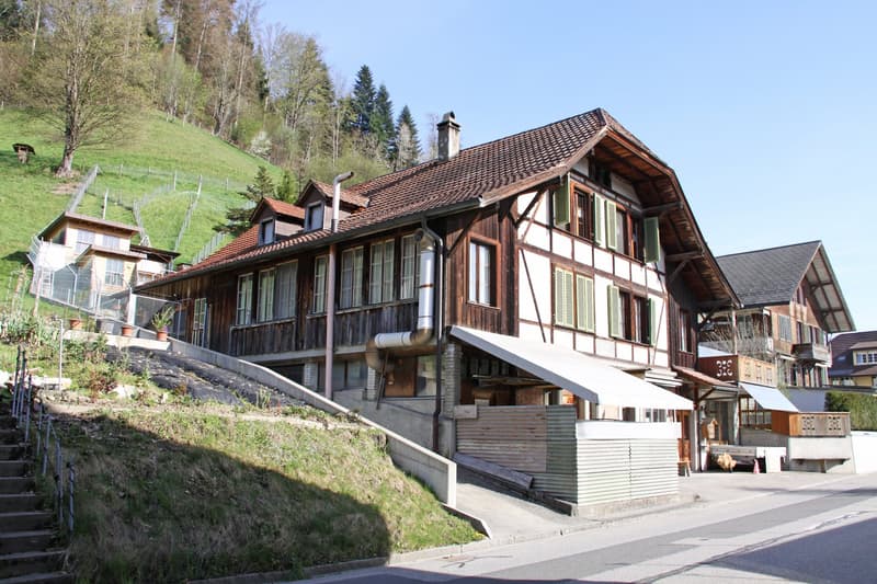 Liegenschaft mit zwei Wohnungen und ehemaliger Schreinerei mitten in Signau (3)