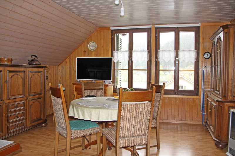 Ess- und Wohnbereich der OG-Wohnung