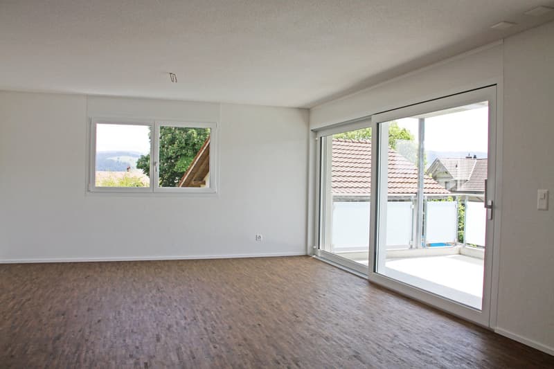 Wohnbereich mit grossem Balkon