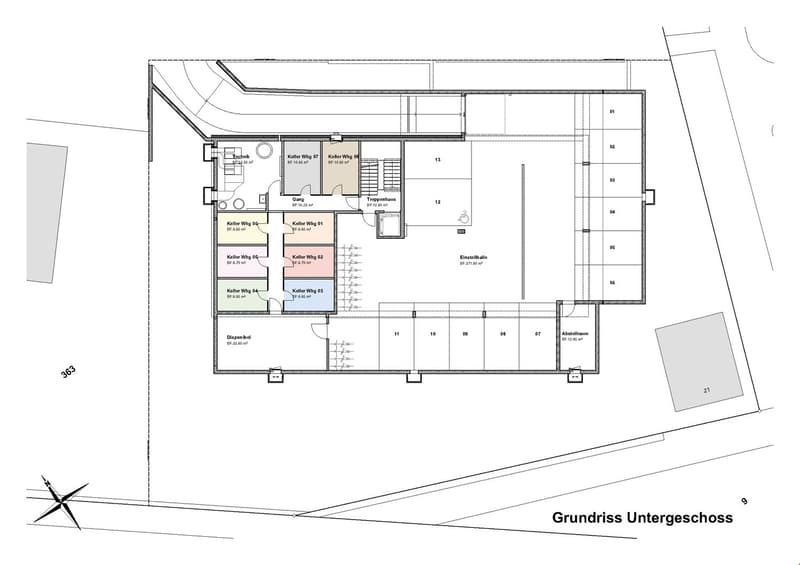 Grundriss Untergeschoss