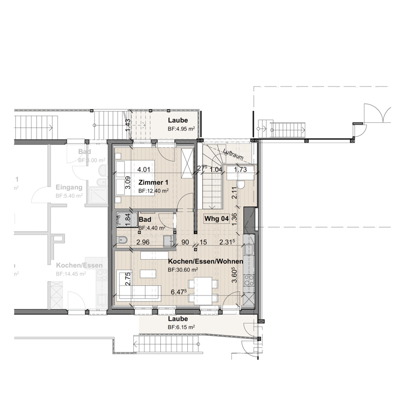 Grundriss Obergeschoss