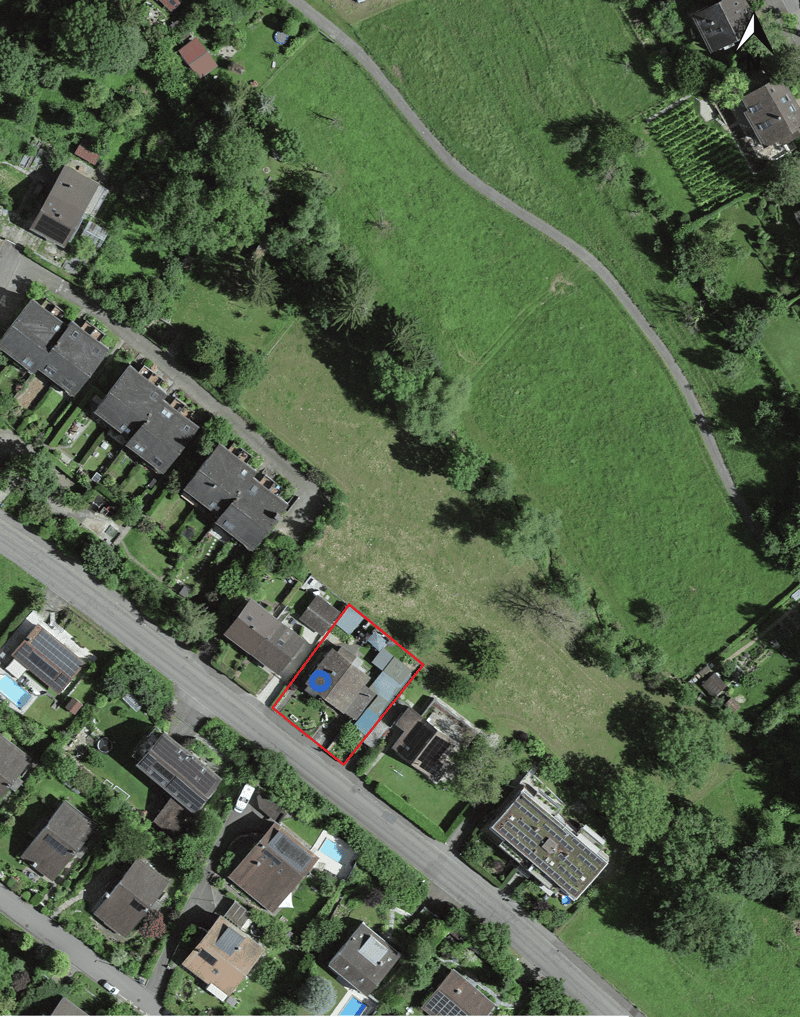 Parcelle bâtie avec réserve de terrain constructible / parcelle de construction (3)