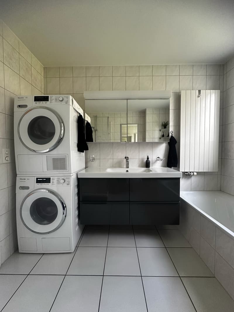 Bright, sunny, quiet, renovated 3-room apartment with garden seating (15)