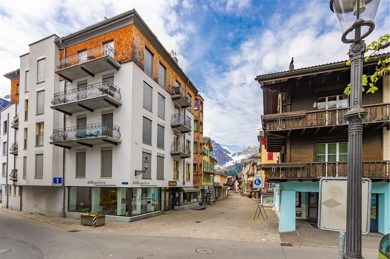 3.5 Room Holiday Apartment Villa Maria in the Village Center of Engelberg (3)