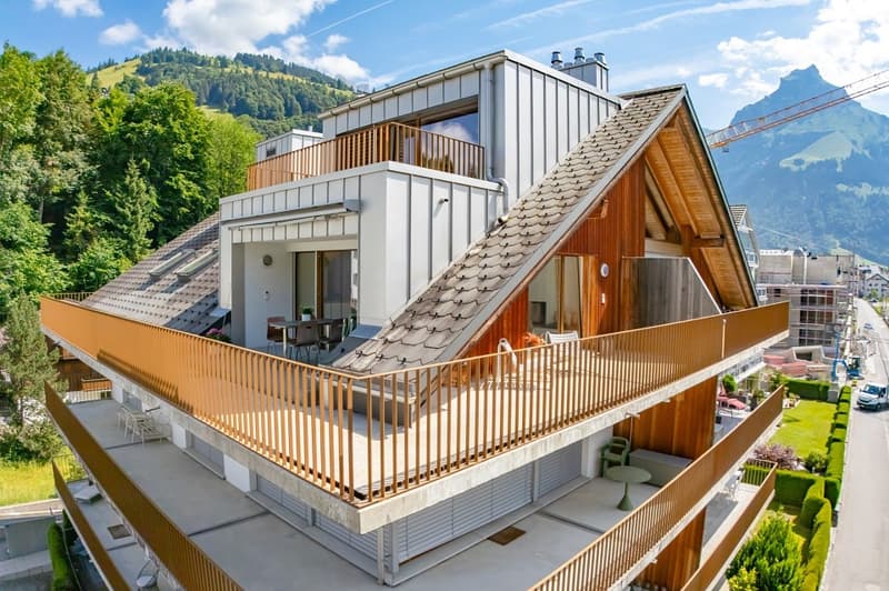 Einmalige 3.5 Zimmer-Maisonette-Wohnung (1)