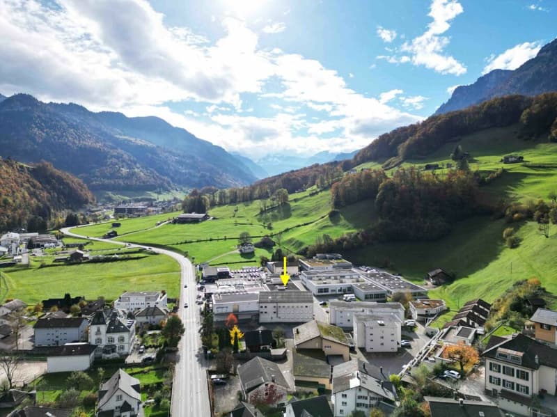 Lage mit Blickrichtung Süden